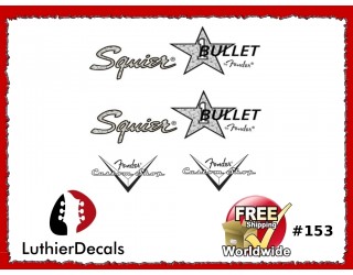 Squier Bullet Guitar Decal #153